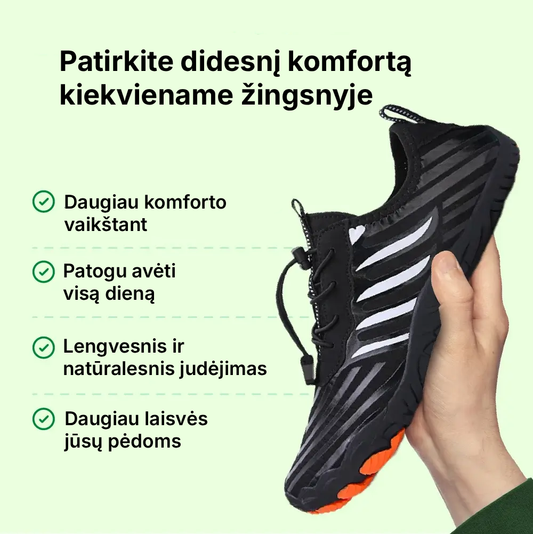 Barefoot batai - vyrams ir moterims