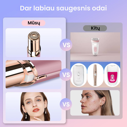 Lumi™ Kompaktiškas elektrinis veido ir odos skustuvėlis
