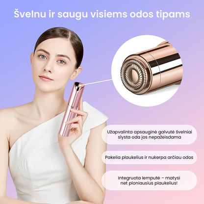 Lumi™ Kompaktiškas elektrinis veido ir odos skustuvėlis