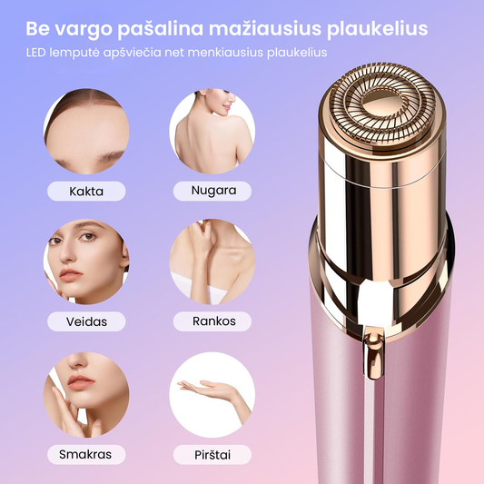 Lumi™ Kompaktiškas elektrinis veido ir odos skustuvėlis