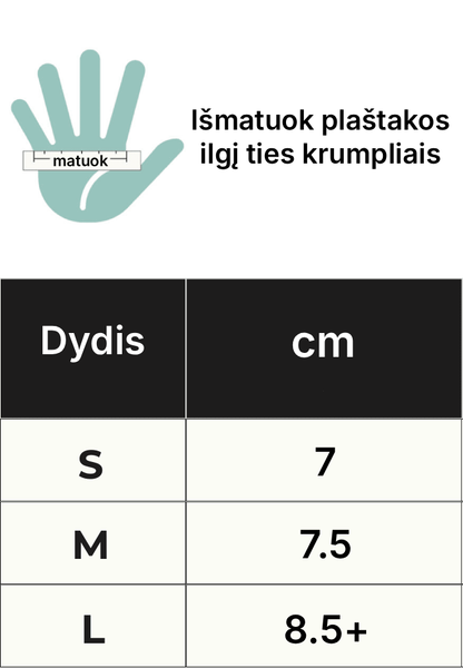 Bambuko Kompresinės Pirštinės